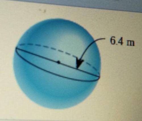 Error Analysis• Your friend says that the volume of this sphere is1,097,51 m3. Find the correct vol