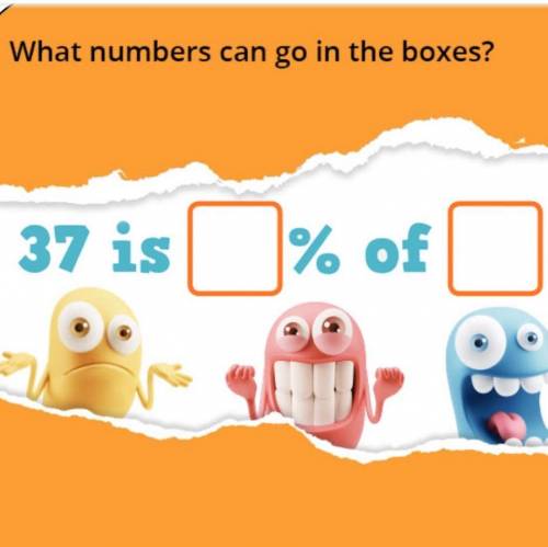 What numbers can go in the boxes?