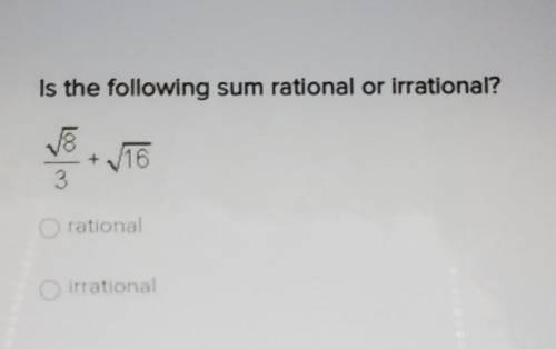 Rational or irrational?