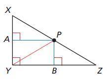 P is the circumcenter of △XYZ. Use the given information to find PZ. PX=3x+2 PY=4x−8 PZ=