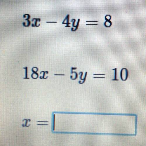 What is the system of equations in this problem