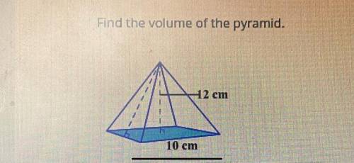 [Pic] Find the volume of the pyramid.