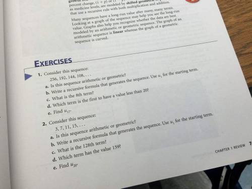 Please help give to me the exercise answer