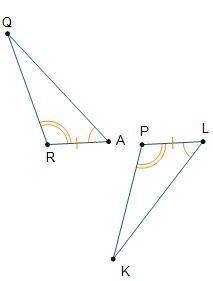 Which of these triangle pairs can be mapped to each other using a translation and a rotation about