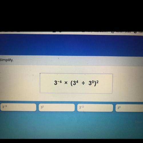 Simplifying exponents (picture provided)