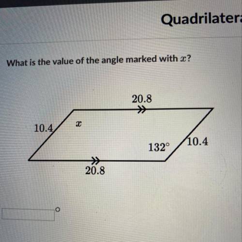 What is the value of the angle marked with X?