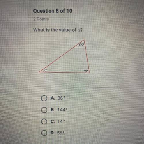 What is the value of X very easy