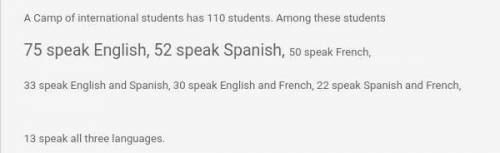 How many speak spanish only?how many does not speak any if the languages?