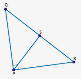 Seth is using the figure shown below to prove the Pythagorean Theorem using triangle similarity: