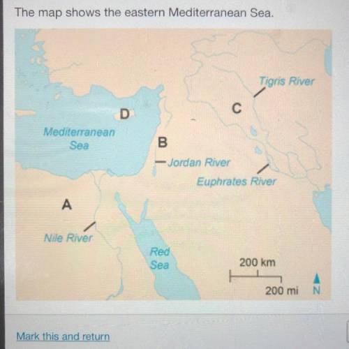 The map shows the eastern Mediterranean Sea.

Judaism was founded in a region called Israel, which