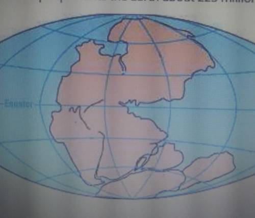 This map represents the Earth about 225 million years ago. What is the name of this landmass.

A.