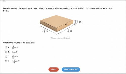 What is the volume of the pizza box?