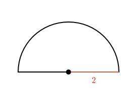 PLEASE HELP!! Find the area of the semicircle.