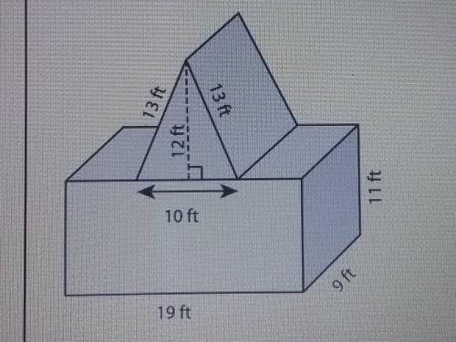 Calculate the surface area of the 3D composite figure Pls!! show how you got the surface area
