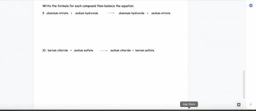 balance the following equations show the number of atoms for each element in each side of the equat