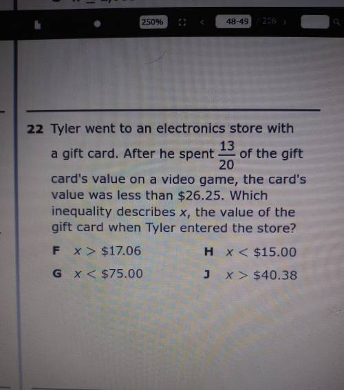 I really need help with this math question