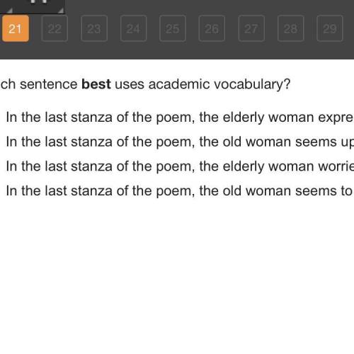 Which sentence best uses academic vocabulary?