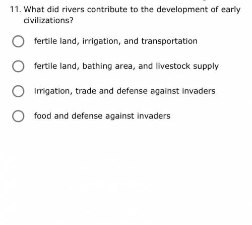What did rivers contribute to the development of early civilizations