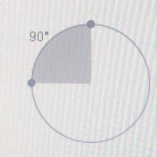 If the area of the circle below is 18 ft2, what is the area of the shaded sector?

A. 9 ft2
B. 6 f