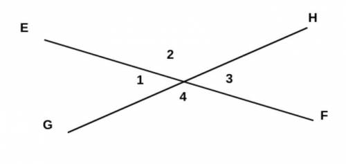 Use the diagram to find the angle measures.

Find m∠1, m∠3, and m∠4 if m∠2=117°.Find the measures