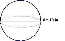 Find the volume of the sphere. Use 3.14 for Pi. Round your answer to the nearest thousandth. A sphe