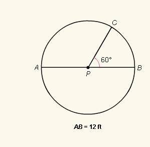 Find the length of AC AB = 12 ft