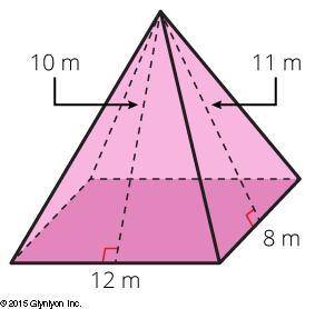 PLZ HELPWhat is the surface area of this rectangular pyramid?