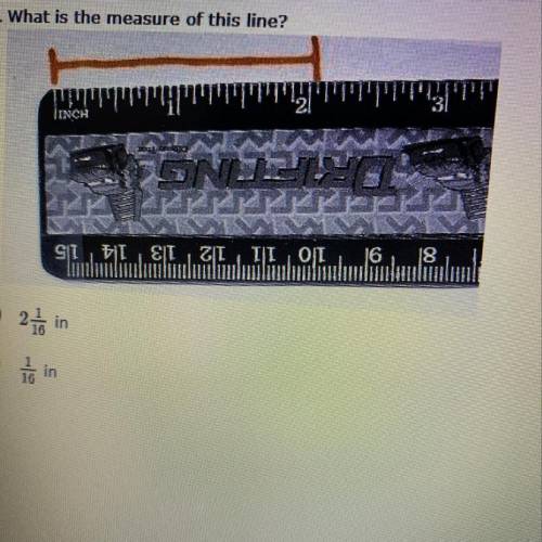 22. What is the measure of this line?