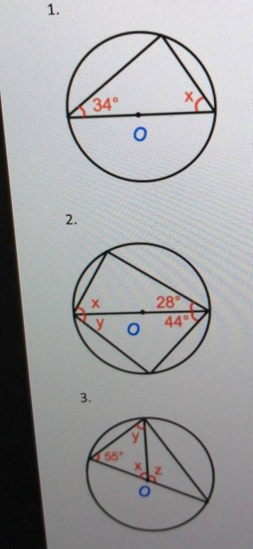 Angle in semi circle is 90