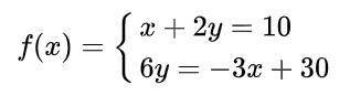 Use algebraic rules of equations to predict the solution type to the system of equations. Include a