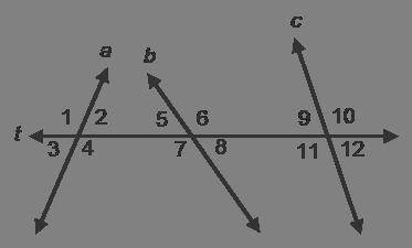 WILL MAKE BRAINLIEST For the diagram shown, select the angle pair that represents each angle type.