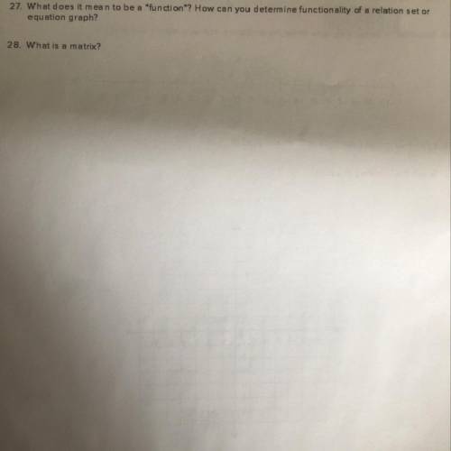 Question 27 on this pictured math sheet please. Have a great day!