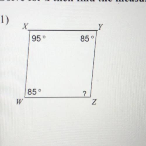 Hey guys help me find x and measure of angle pleasee
