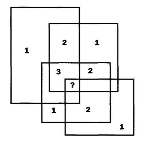 This diagram was constructed according to a certain logic. Can you work out which number should rep