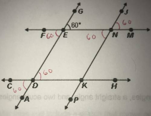 Find the measure of angle FED and DEN. Thx :)