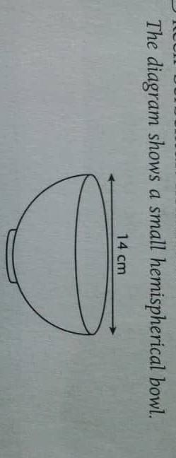 HOTS QUESTION

THE SMALL BOWL IS USED TO FILL WATER INTO A POT WITH A VOLUME OF Find the minimum n