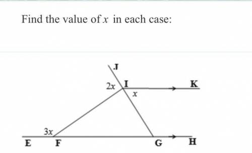 Find the value of X in each case. First to answer correctly will get rewarded!!