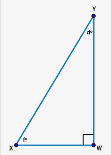 If sin f° = 8/9 and the measure of segment YW is 24 units, what is the measure of segment YX? - 21