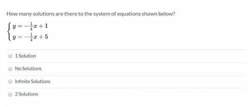 How many solutions are there to the system of equations shown below?