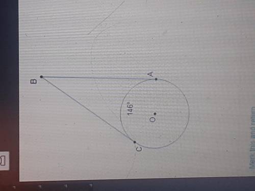 In the diagram circle o, what is the measure of angle abc