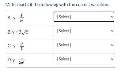 Figure out if the equation is inverse or direct