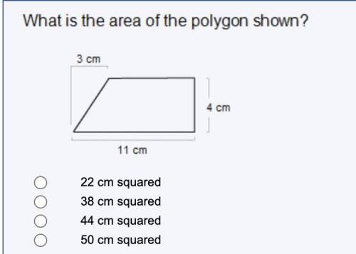 HELP!! please. What is the area of the polygon shown?