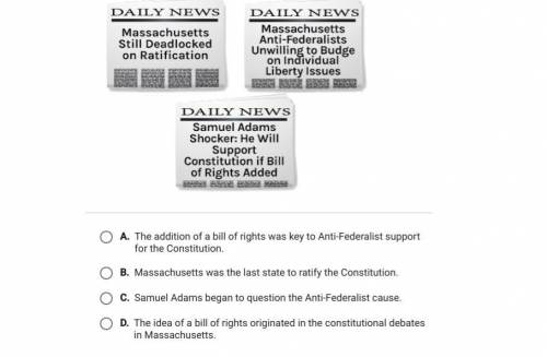 What do these headlines demonstrate about the process of ratifying the constitution