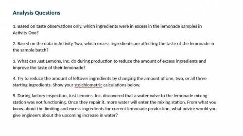 100 POINTS PLEASE HELP!! Honors Stoichiometry Activity Worksheet Instructions: In this laboratory a