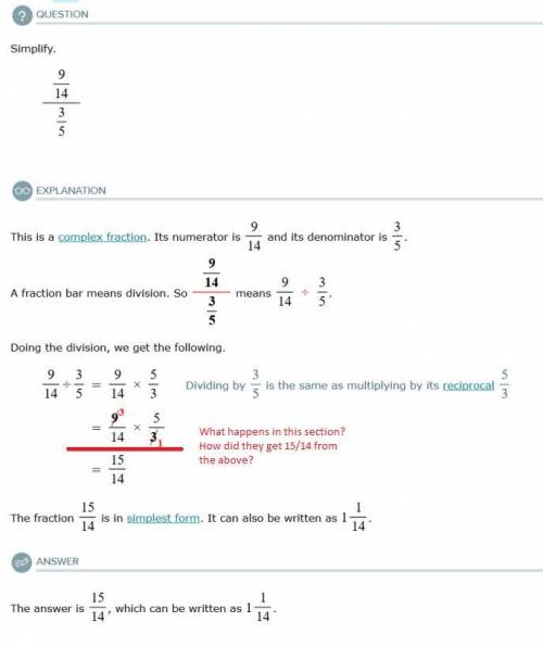 I am doing a online course on rational expressions, specifically complex fractions without variable