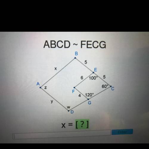 ABCD - FECG please help ASAP picture is below