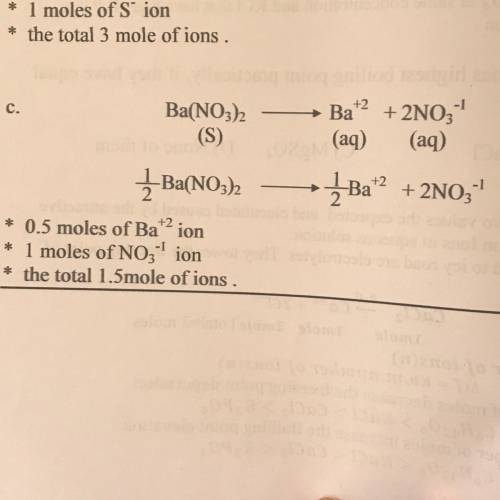 What’s theTotal number of ions of barium nitrate? Isn’t supposed to be 3