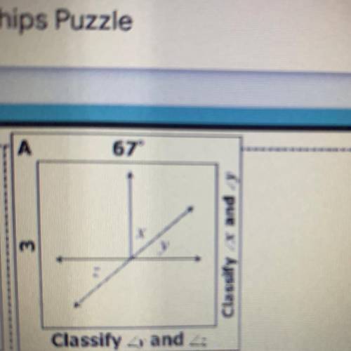 I need to know where it says classify y and z