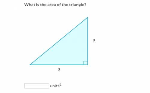 Please answer area of this triangle