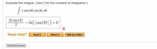 Evaluate the integral